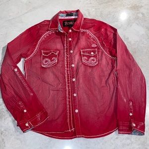 Girls Pink western shirt